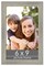 6x9 Wide Barnwood Picture Frame with UV-Resistant Acrylic & Acid Free Backing, Available in 6 Paint Finishes - Grey, Brown, White, and Black